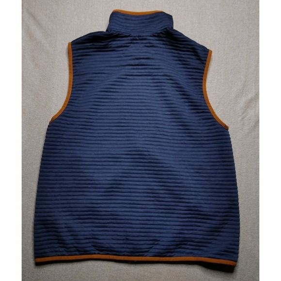 LL Bean Airlight Vest Mens M Navy Blue Full Zip Stretch Lightweight Gorpcore - Picture 6 of 8